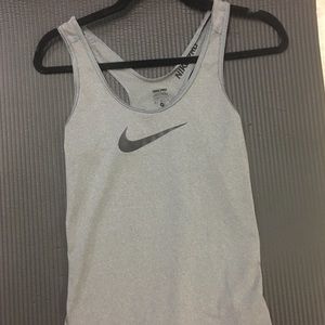 Gray Nike tight tank top